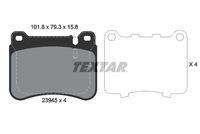TEXTAR 2394501 Bremsbelagsatz, Scheibenbremse