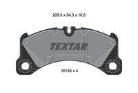 TEXTAR 2618501 Bremsbelagsatz, Scheibenbremse