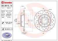 BREMBO 08B4131X Bremsscheibe