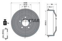 TEXTAR 94010200 Bremstrommel