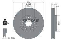 TEXTAR 92237503 Bremsscheibe