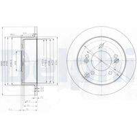 DELPHI BG3799 Bremsscheibe