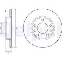 DELPHI BG4670C Bremsscheibe