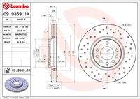 BREMBO 0993691X Bremsscheibe