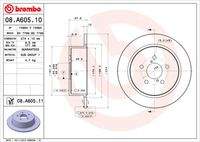 BREMBO 08A60511 Bremsscheibe