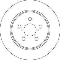 TRW DF6828 Bremsscheibe