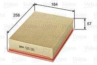 VALEO 585016 Luftfilter