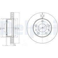 DELPHI BG4060 Bremsscheibe