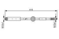 BOSCH 1987481058 Bremsschlauch