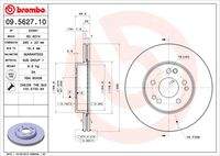BREMBO 09562710 Bremsscheibe