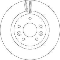 TRW DF6786 Bremsscheibe