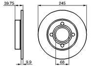 BOSCH 0986478216 Bremsscheibe