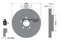 TEXTAR 92254803 Bremsscheibe