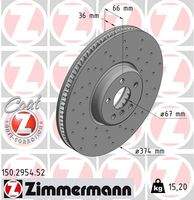 ZIMMERMANN 150295452 Bremsscheibe