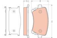 TRW GDB1661 Bremsbelagsatz, Scheibenbremse