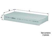 KNECHT LA122/S Filter, Innenraumluft