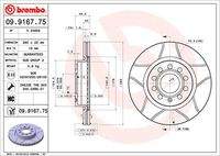 BREMBO 09916775 Bremsscheibe