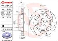 BREMBO 09C18121 Bremsscheibe