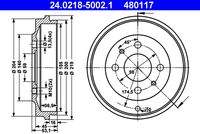 ATE 24021850021 Bremstrommel