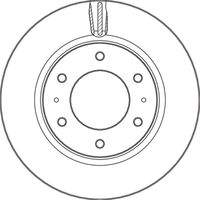 TRW DF6992S Bremsscheibe