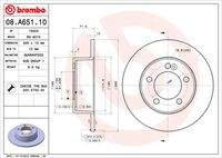 BREMBO 08A65110 Bremsscheibe