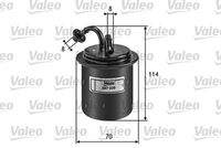 VALEO 587039 Kraftstofffilter