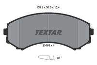 TEXTAR 2348801 Bremsbelagsatz, Scheibenbremse