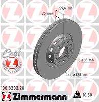 ZIMMERMANN 100330320 Bremsscheibe