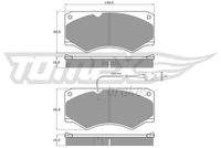TOMEX Brakes TX1236 Bremsbelagsatz, Scheibenbremse