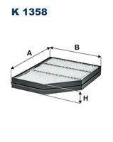 FILTRON K1358 Filter, Innenraumluft