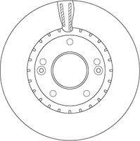 TRW DF6628 Bremsscheibe