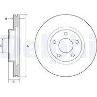 DELPHI BG4562C Bremsscheibe