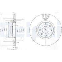 DELPHI BG4002 Bremsscheibe