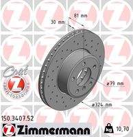 ZIMMERMANN 150340752 Bremsscheibe