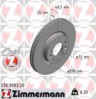 ZIMMERMANN 370308320 Bremsscheibe