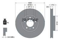 TEXTAR 92267903 Bremsscheibe