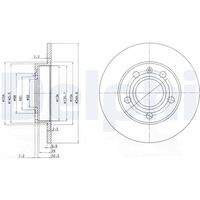 DELPHI BG2753C Bremsscheibe