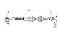 BOSCH 1987481A48 Bremsschlauch
