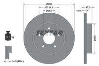 TEXTAR 92278103 Bremsscheibe