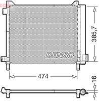 DENSO DCN46030 Kondensator, Klimaanlage