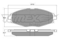 TOMEX Brakes TX1080 Bremsbelagsatz, Scheibenbremse