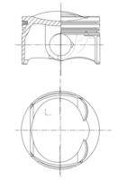 MAHLE 028PI00132010 Kolben