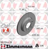 ZIMMERMANN 100124420 Bremsscheibe