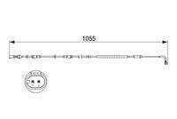 BOSCH 1987473506 Warnkontakt, Bremsbelagverschleiß
