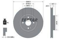 TEXTAR 92301503 Bremsscheibe