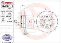 BREMBO 08549710 Bremsscheibe