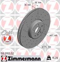 ZIMMERMANN 150295552 Bremsscheibe
