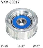 SKF VKM63017 Umlenk-/Führungsrolle, Keilrippenriemen
