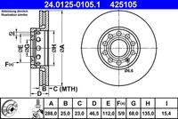 ATE 24012501051 Bremsscheibe