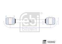 FEBI BILSTEIN 183042 Stange/Strebe, Stabilisator